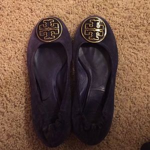Tory Burch Suede Flats